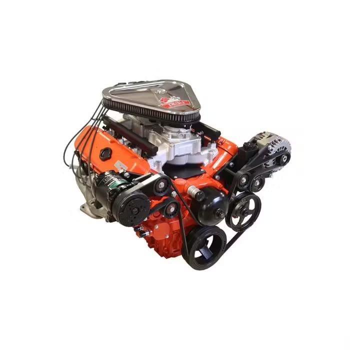 LS Classic GMLS9012 LS3 Tri-Power kratmotor, chroom BBC-stijl