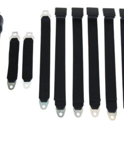 3850-70CBUK Mopar 1970-71 A-body Convertible Bucket Seat Belt Set