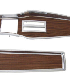 331A-70SET Mopar 1969-71 A-body Diecast Woodgrain Automatic Console Plate KitA