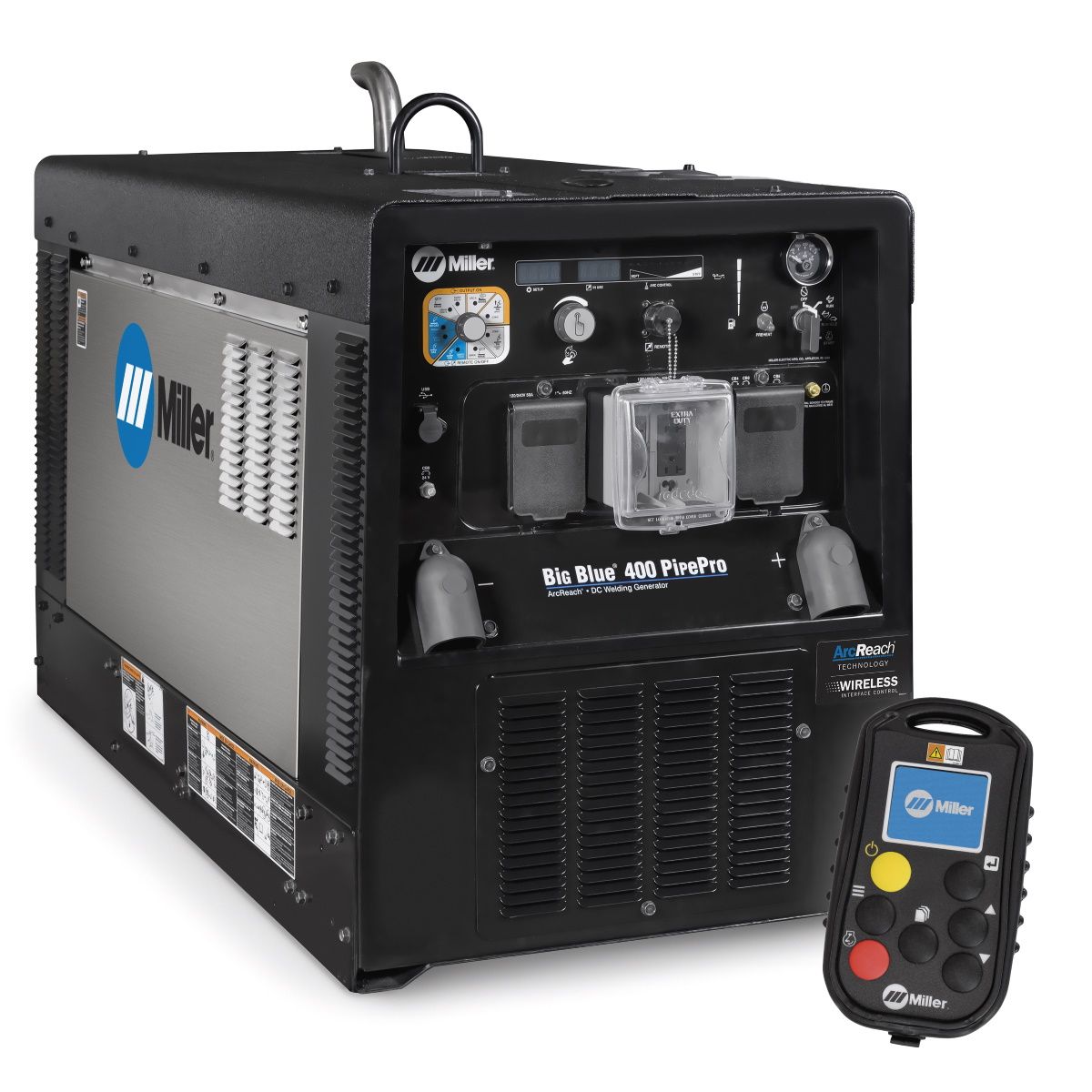 MILLER BIG blau 400 PIPEPRO MITSUBISHI STAINLESS Schweißgerät/Generator W/WIC (907805)