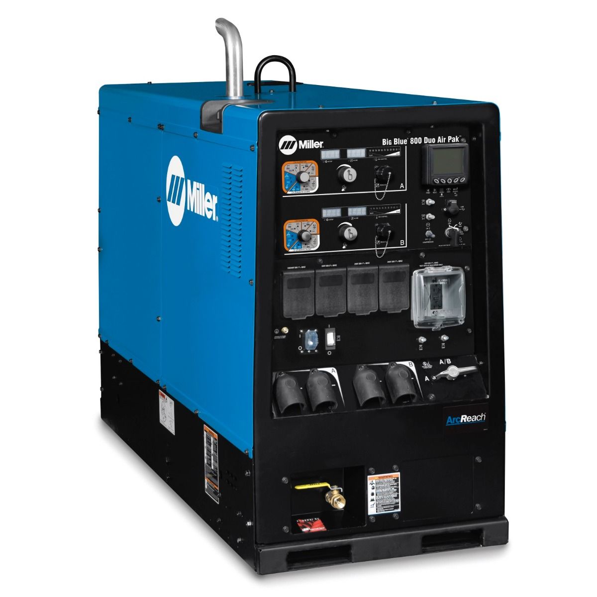 MILLER BIG blau 800 DUO AIR PAK Schweißgerät/Generator W/ARCREACH (907752)