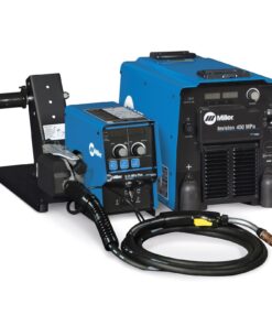 MILLER INVISION 450 MPA MIG WELDER WITH FEEDER, ACCESSORY PACKAGE, AND CART (951499)