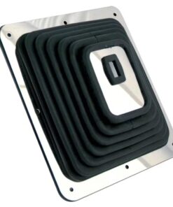 Spectre 6284 Gear Shift Boot w/Ring, Rectangular, 7-3/4 x 6-3/4 Inch