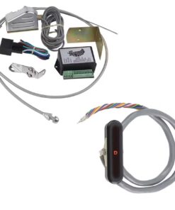 Lokar XCIND-1716 Midnight Series Vert. Alum. LED Dash Indicator, GM