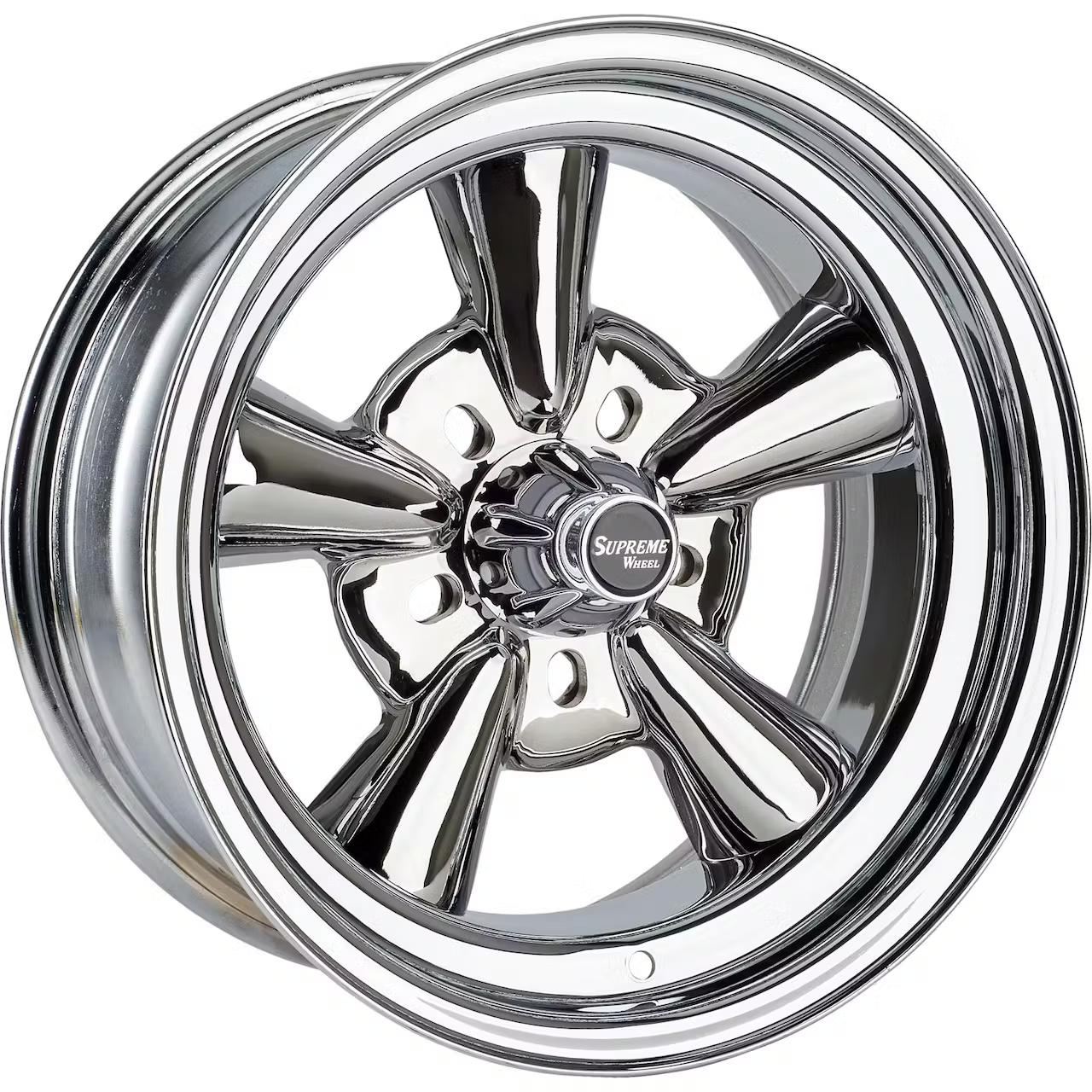 Allied Wheel 6757099 Supreme 15 x 7 Wheel, 5x4.5/5x4.75/5x5